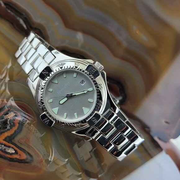 Mens Remington Silver Sport Watch with Date - Picture 1 of 5